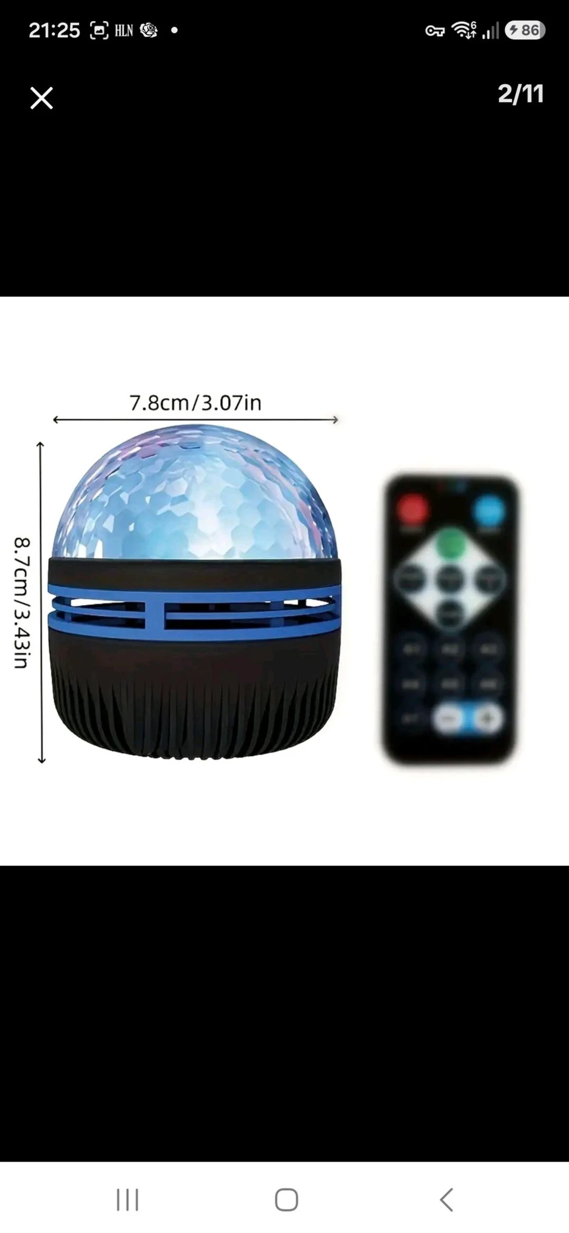 LED Q6 Magic Ball with tray – photo 2
